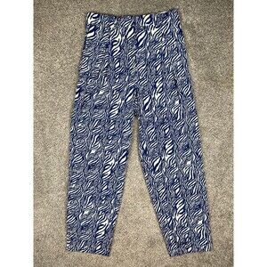 Anthropologie Stella Nova Pants Womens Medium 38 Sookie Silk Quiet Luxury Preppy